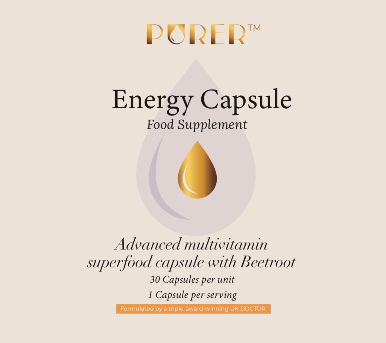 The Energy capsule - PurerMama UK